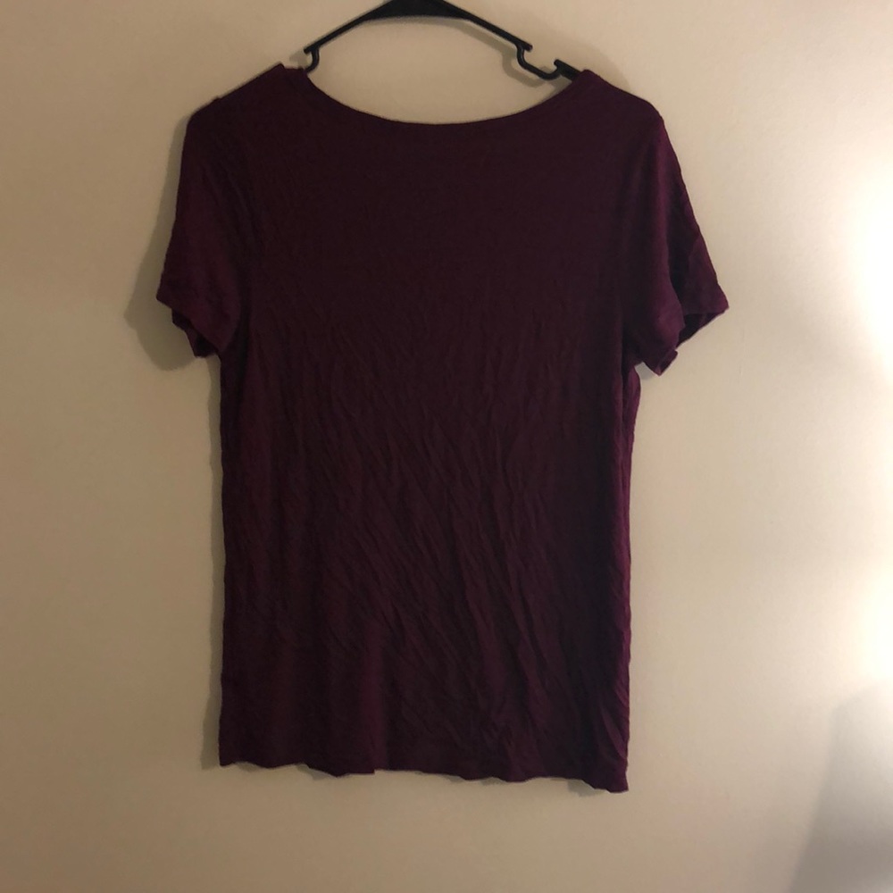 Merona Raspberry Tee Shirt - Picture 3 of 3